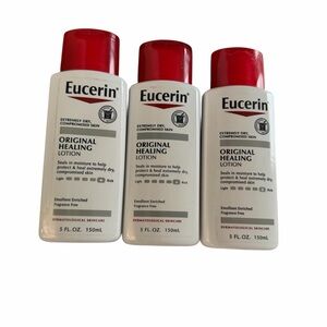 EUCERIN Original Healing Lotion set of 3 5oz each